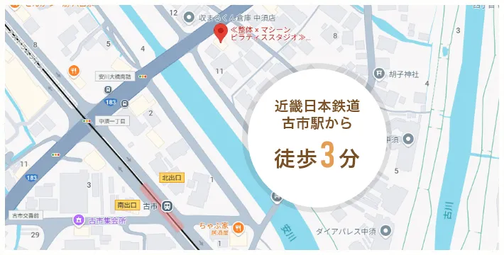 麻布十番店へのアクセスマップ