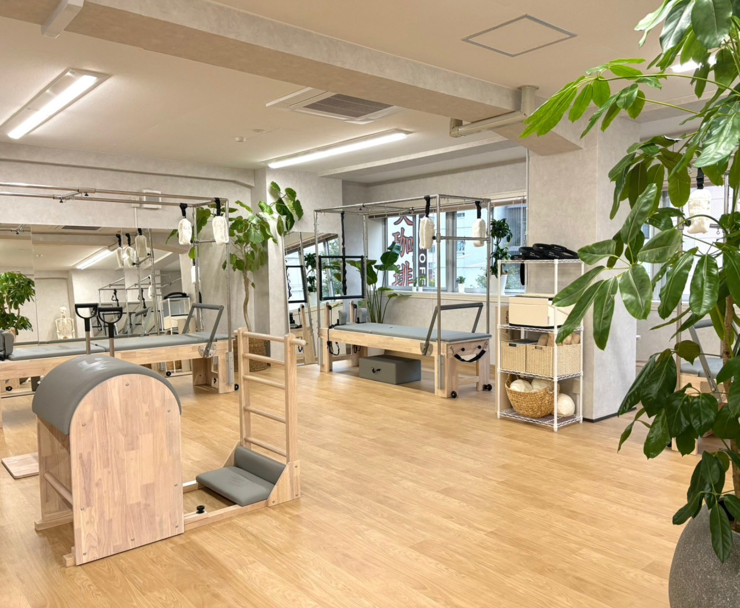 La pilates札幌店のスタジオ