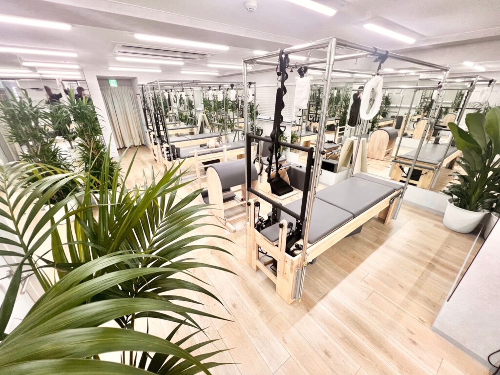 La pilates横浜店のスタジオ