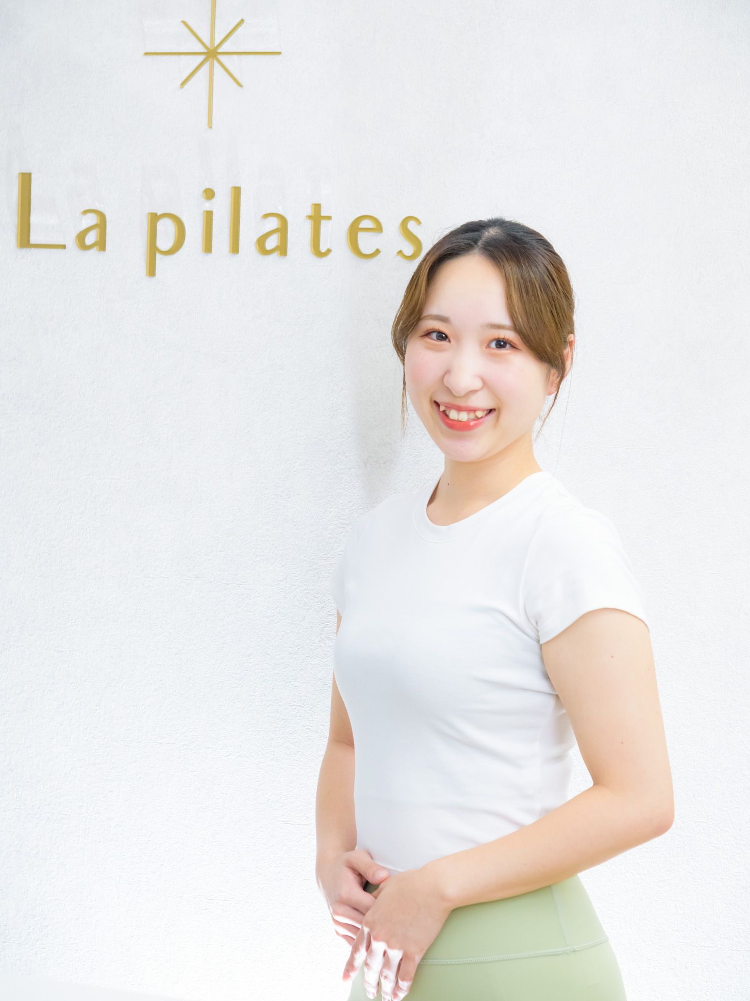 La pilates柏店の女性インストラクター