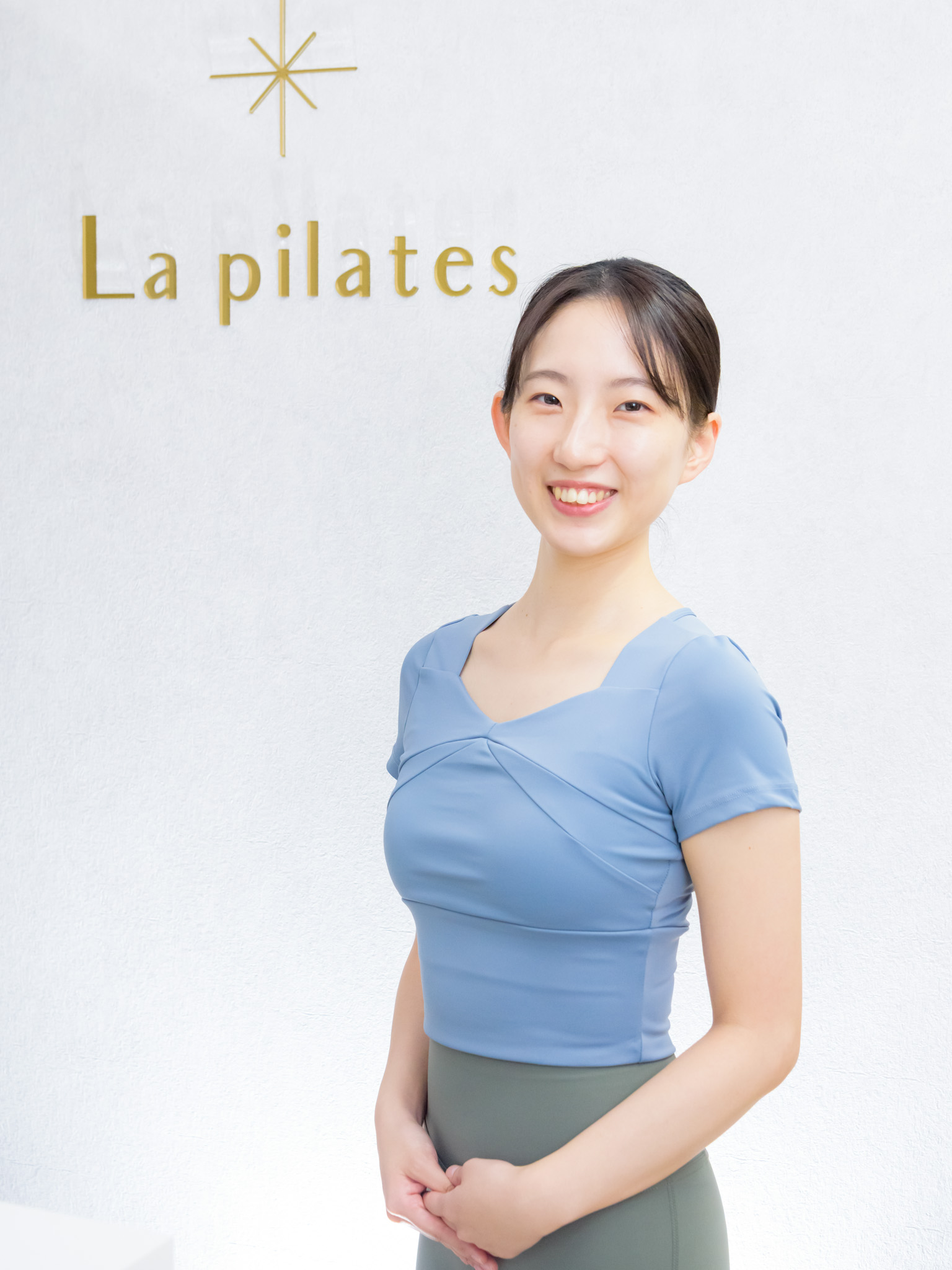 La pilates柏店の女性インストラクター