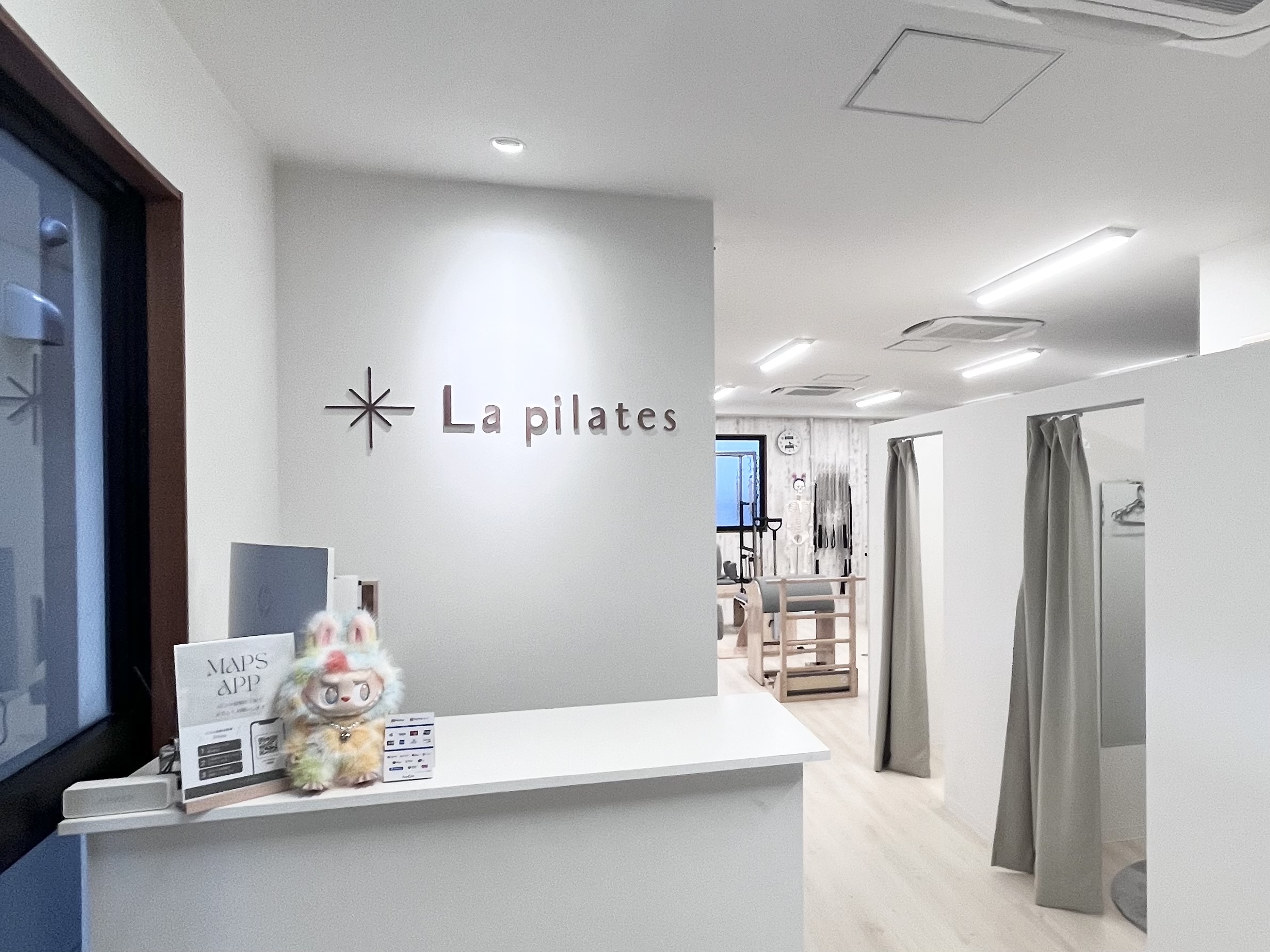 La pilates沖縄店入り口