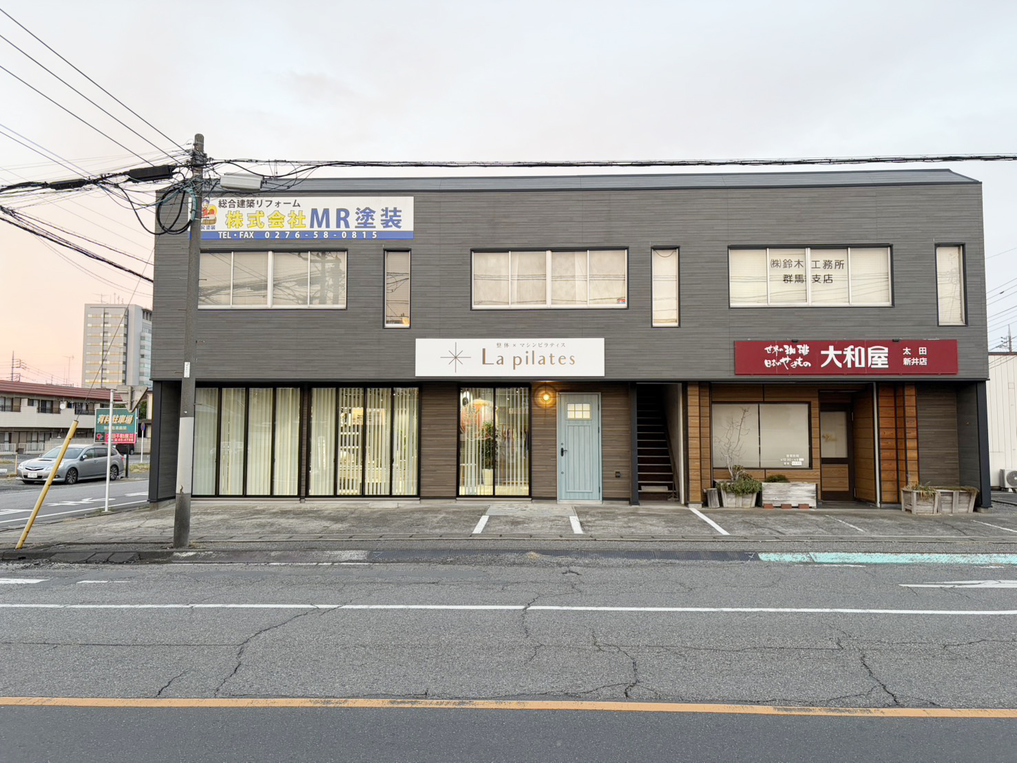 La pilates太田店入り口