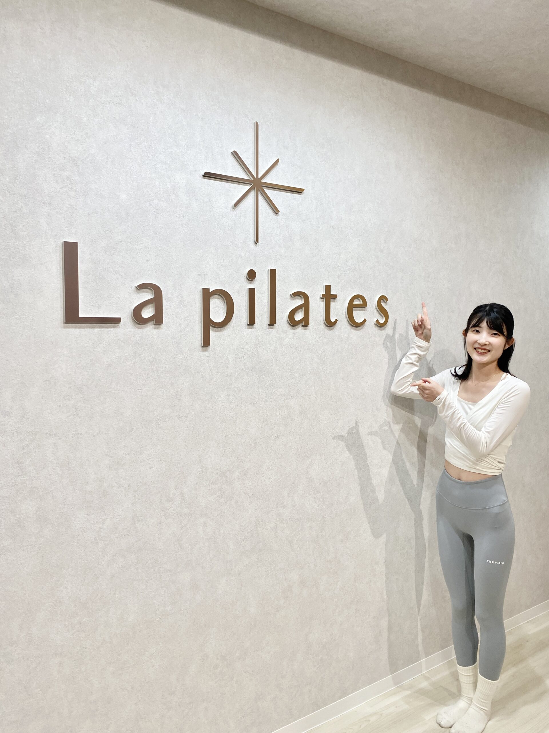 La pilates金沢店の女性インストラクター