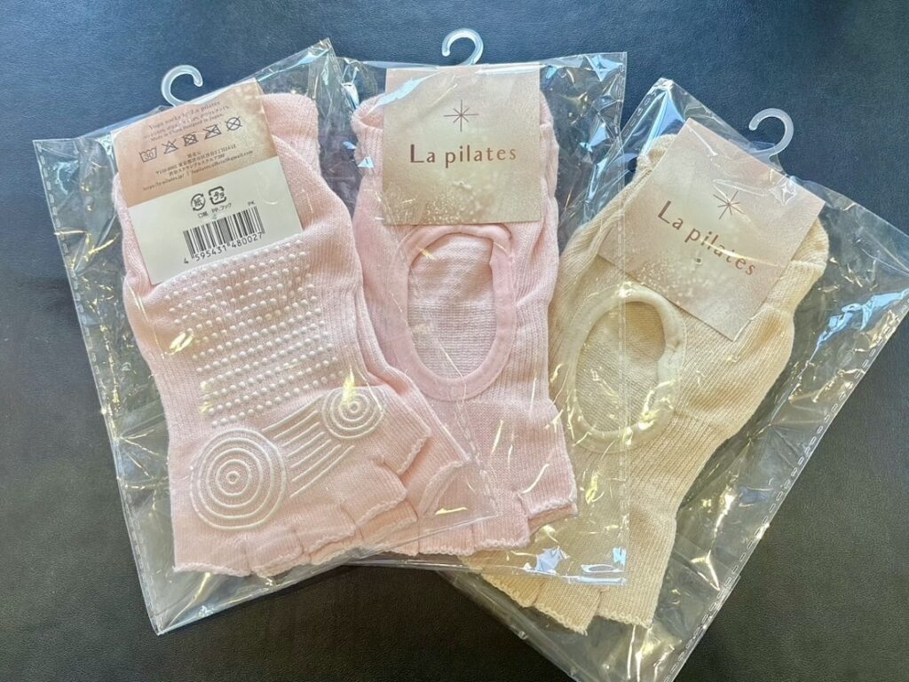 La pilatesが開発したピラティスソックス