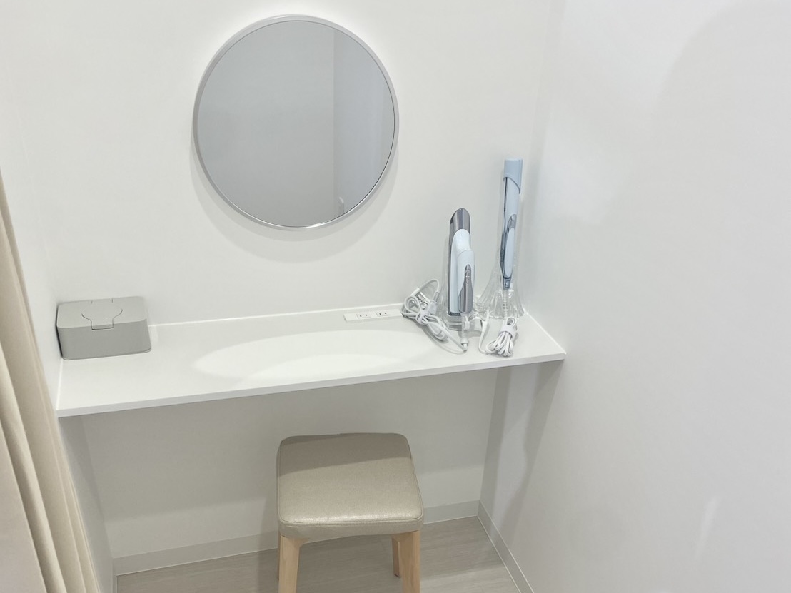 更衣室完備の清潔な長野店スタジオ