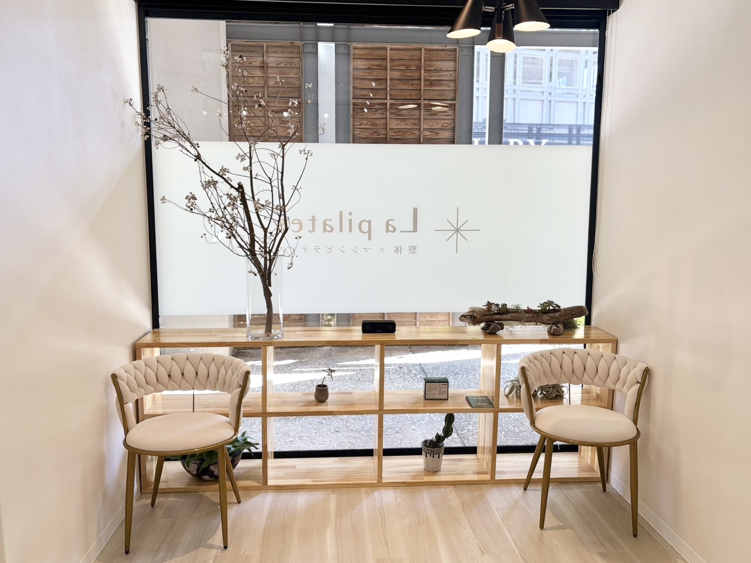 La pilates久留米店入り口