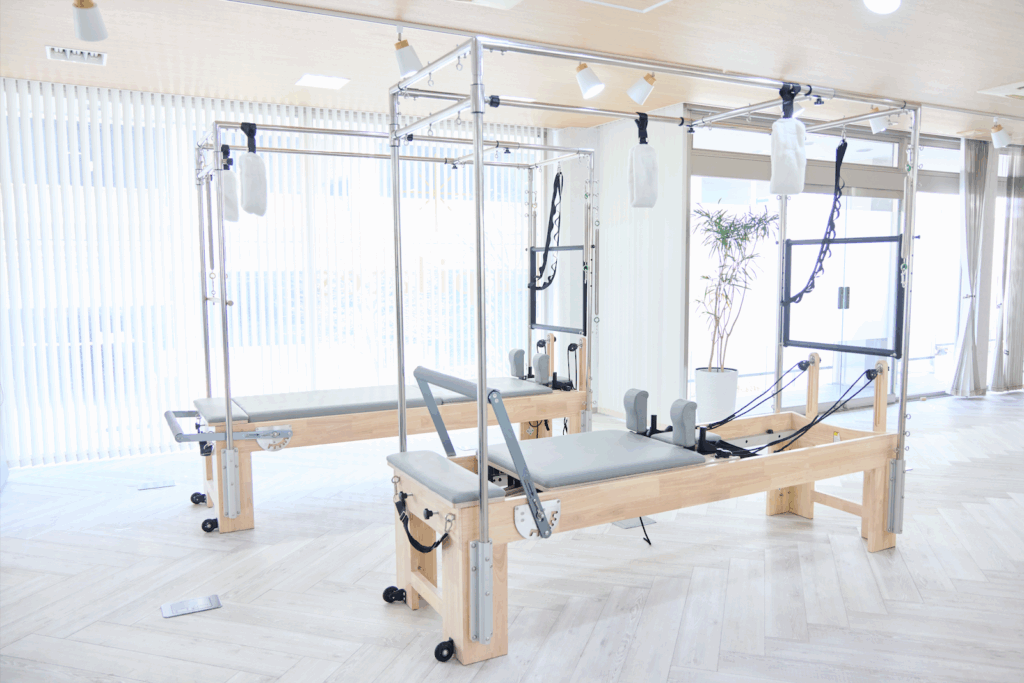 La pilatesのスタジオ内観