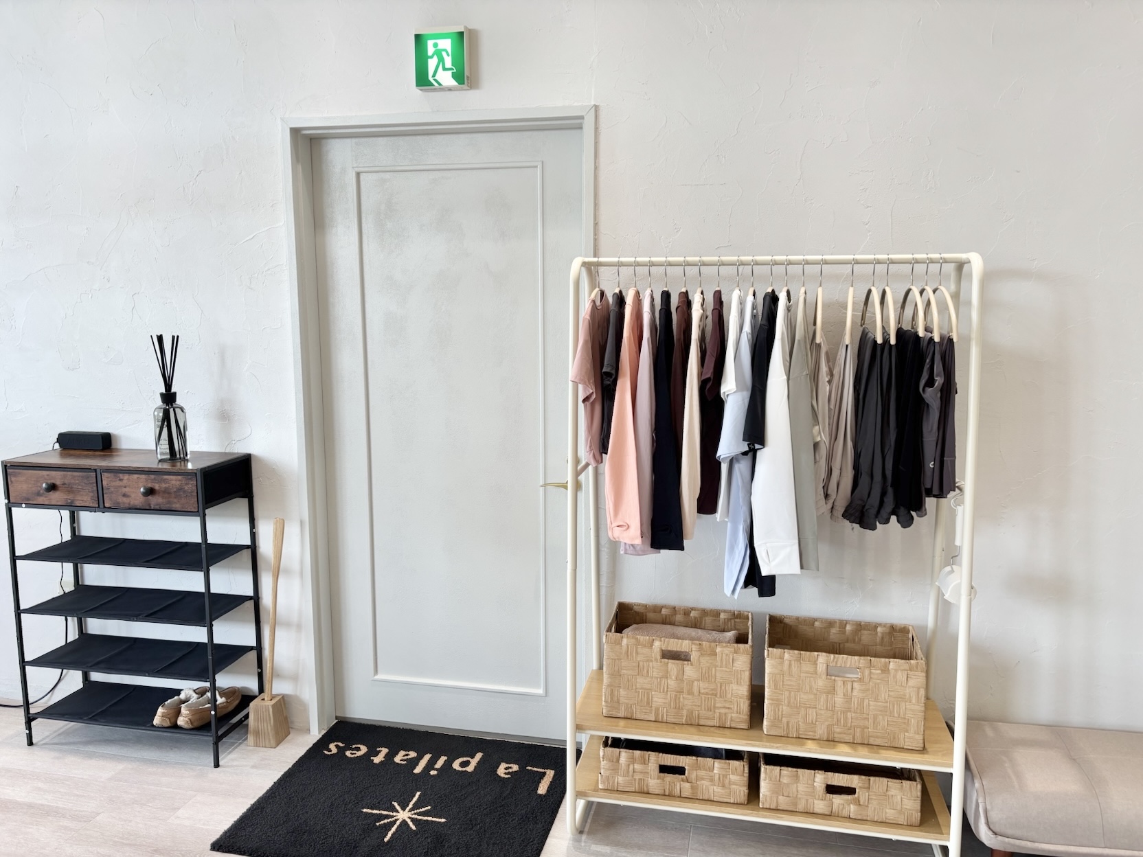 無料レンタルウェア完備の水戸店スタジオ