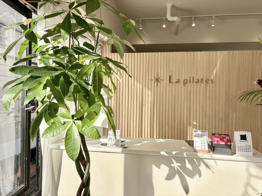 La pilates大分店入り口