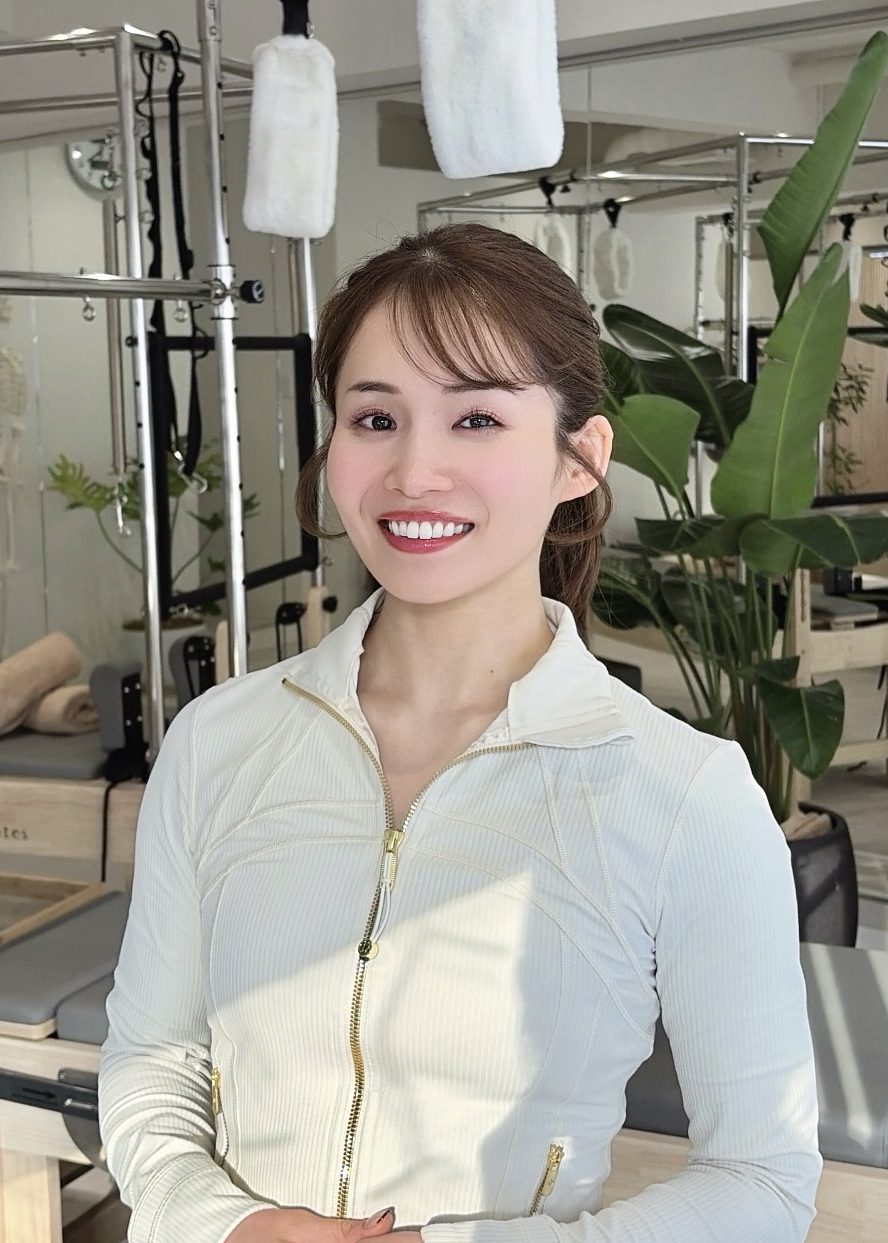 La pilates大分店の女性インストラクター