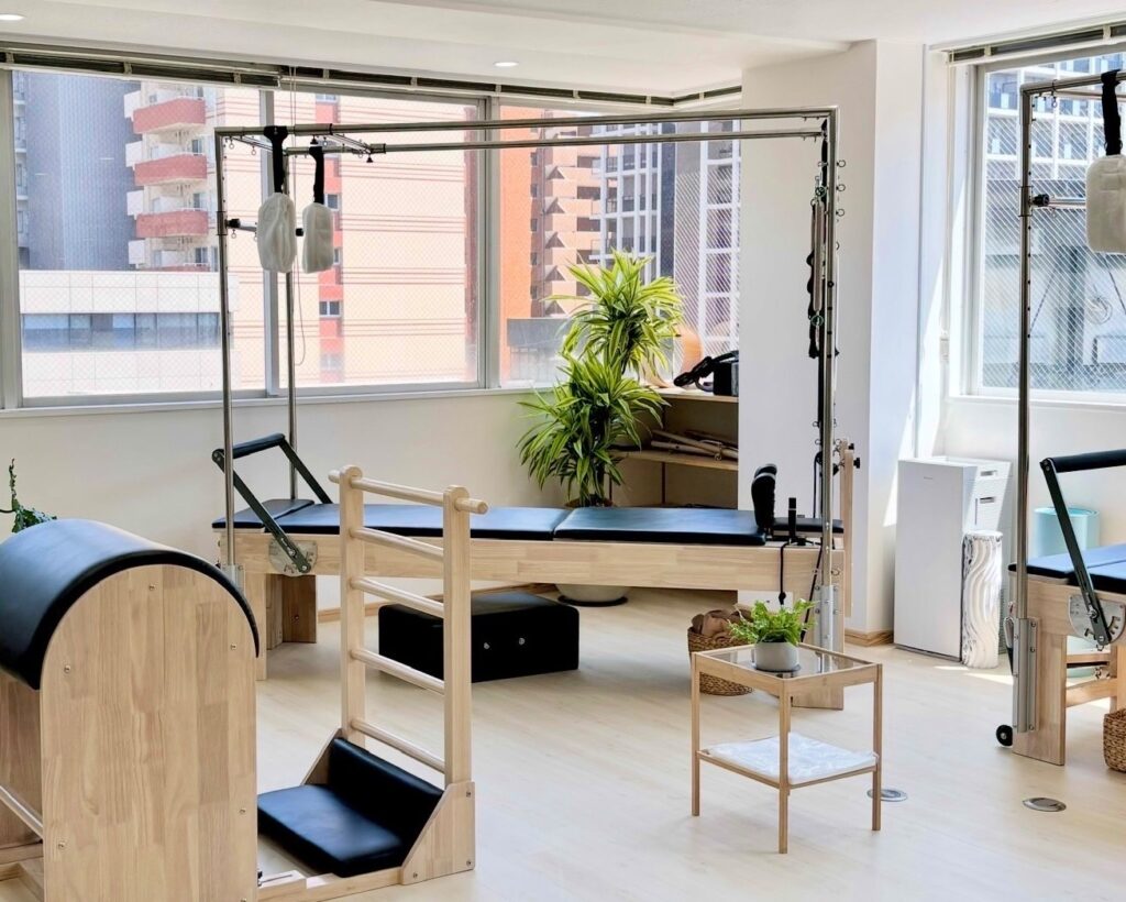 La pilates江坂店の店内