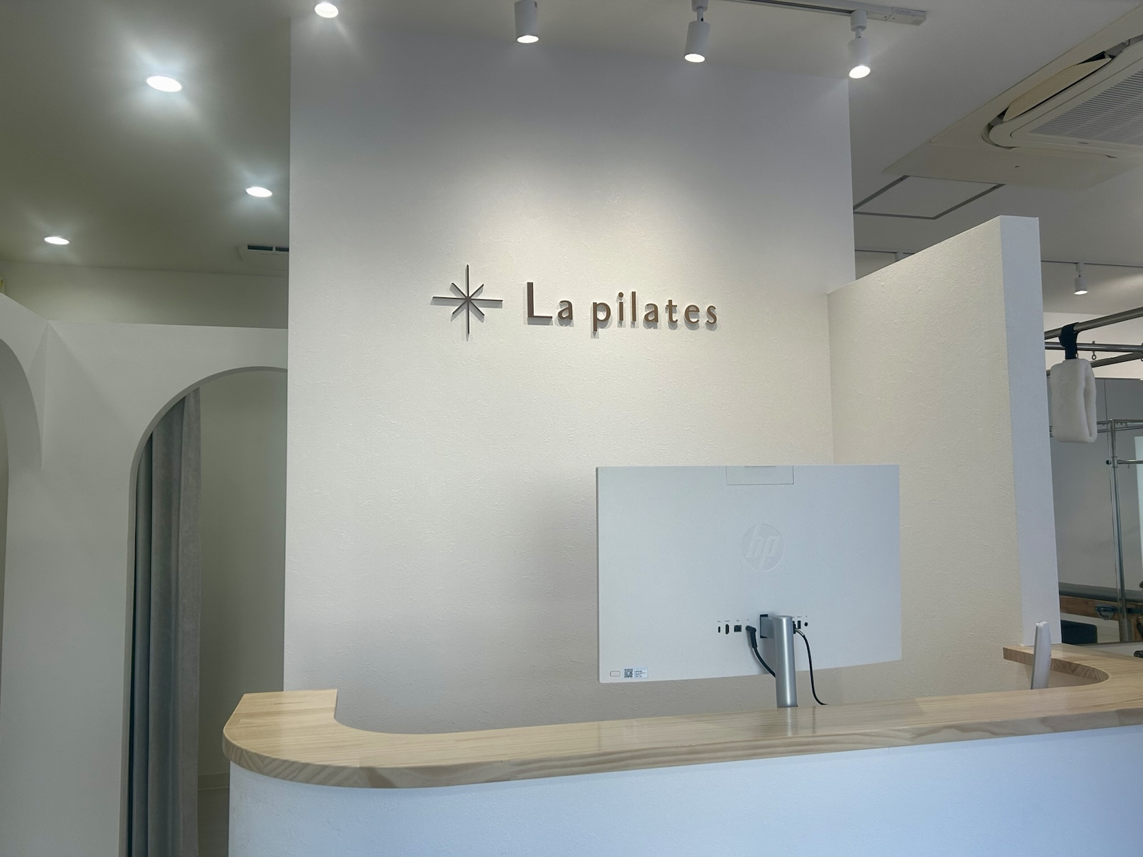 La pilates前橋店受付
