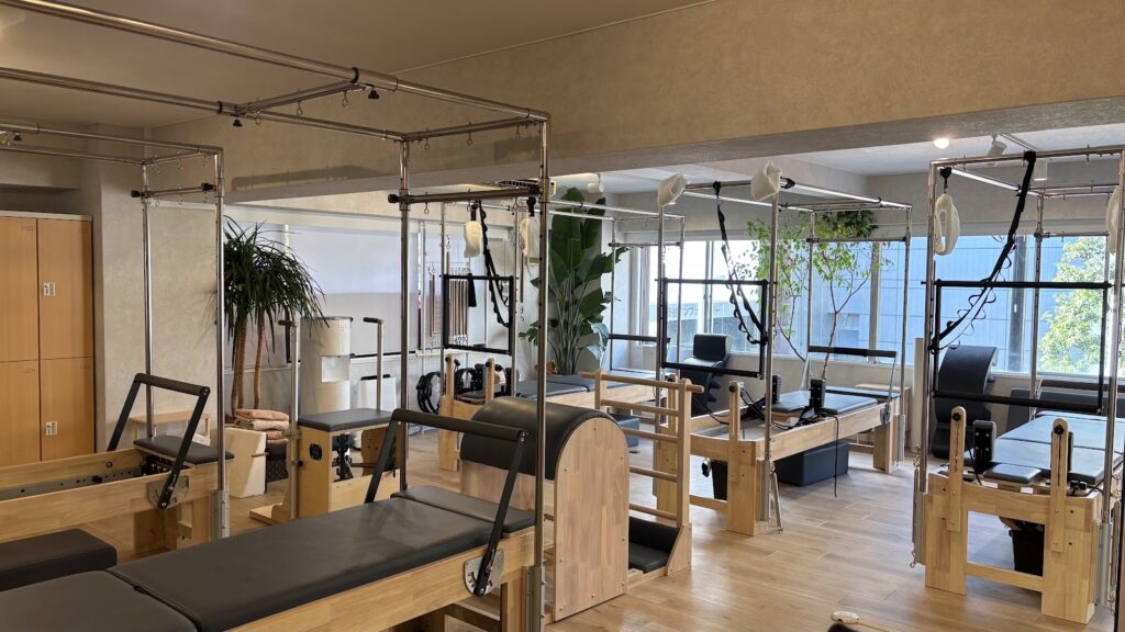 La pilates渋谷店の内観