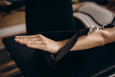 マシンピラティスレッスンの様子