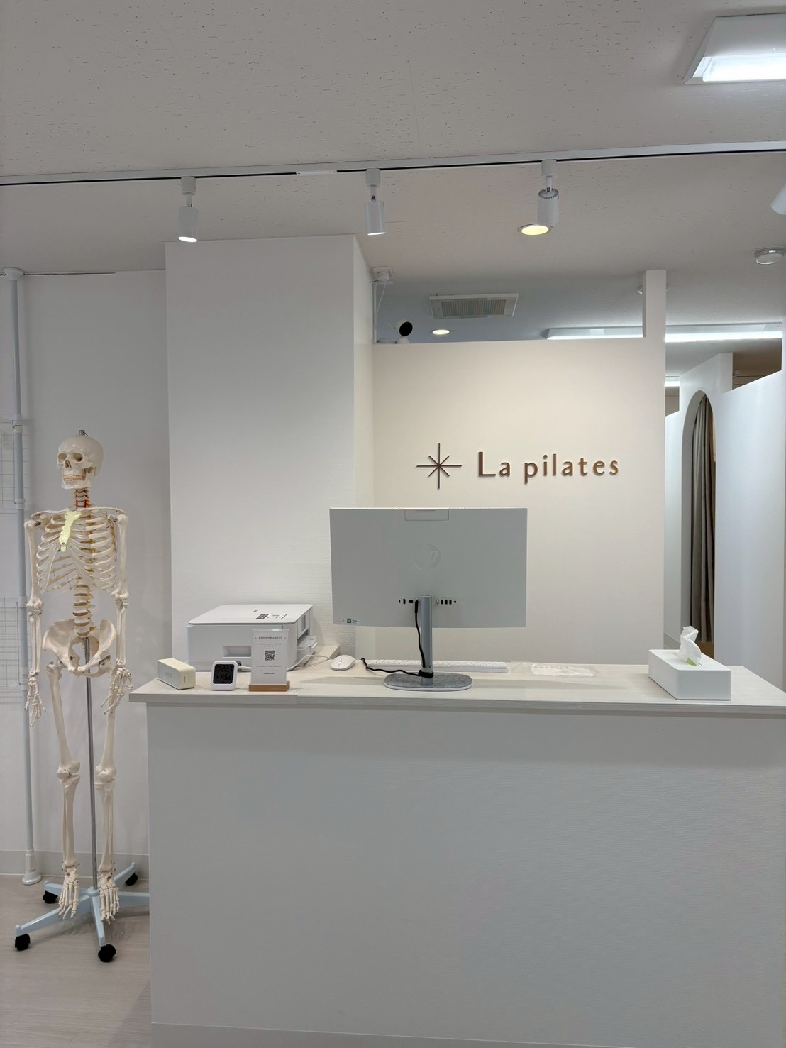 La pilates八王子店受付
