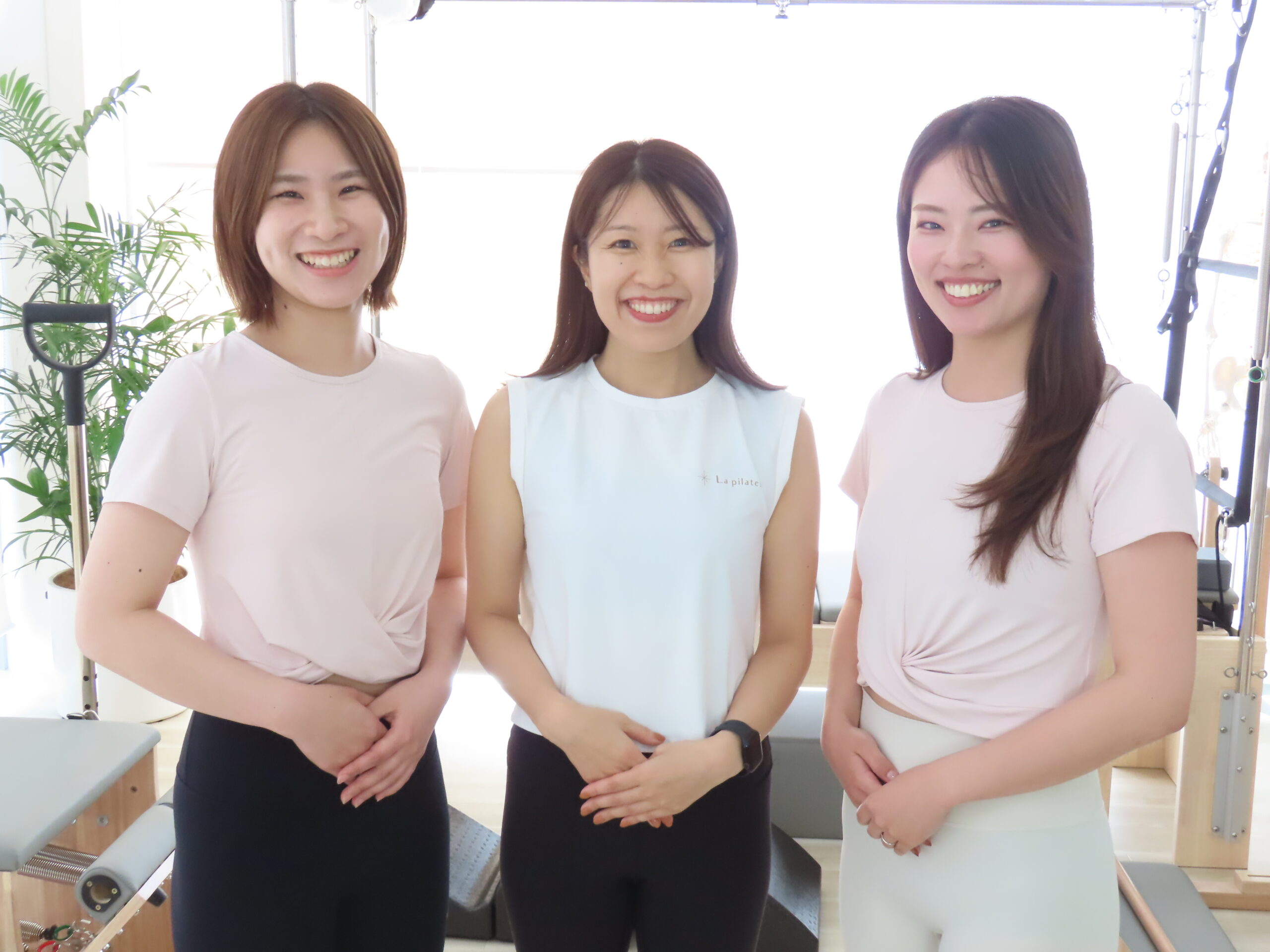 La pilates熊本店の女性インストラクター