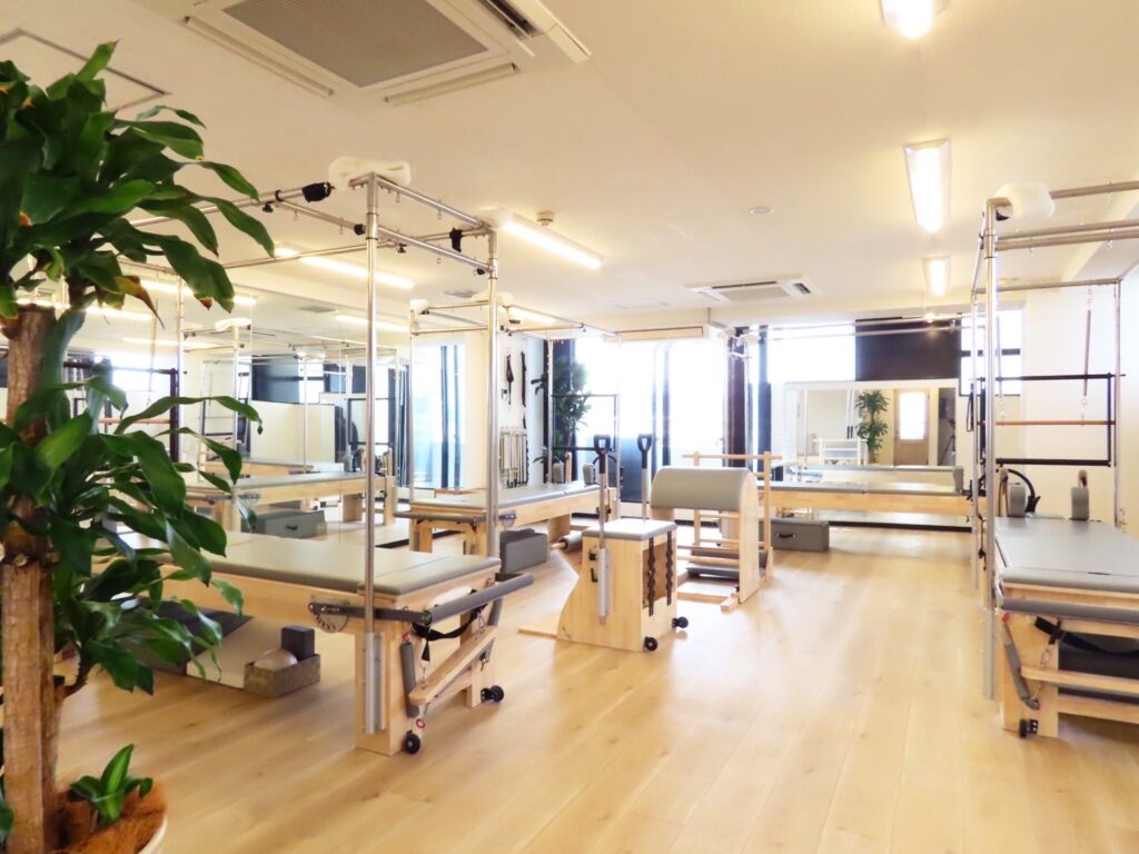 La pilates吉祥寺店の店内