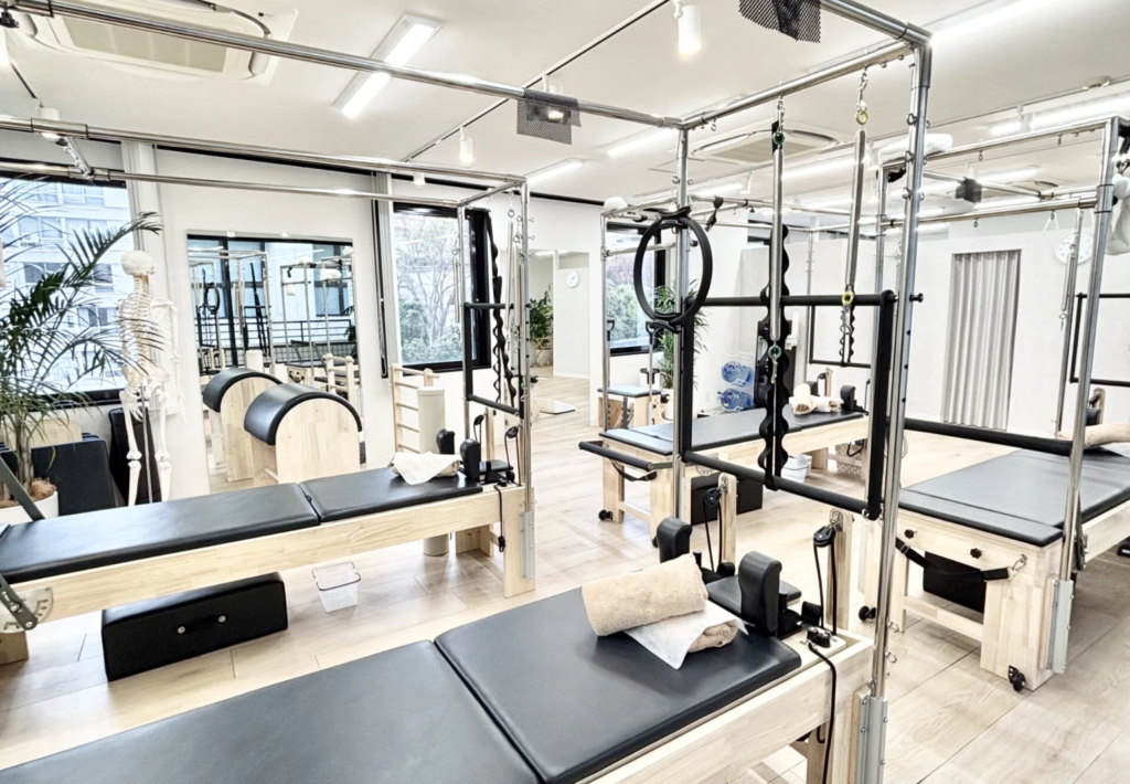 La pilates麻布十番店のスタジオ写真