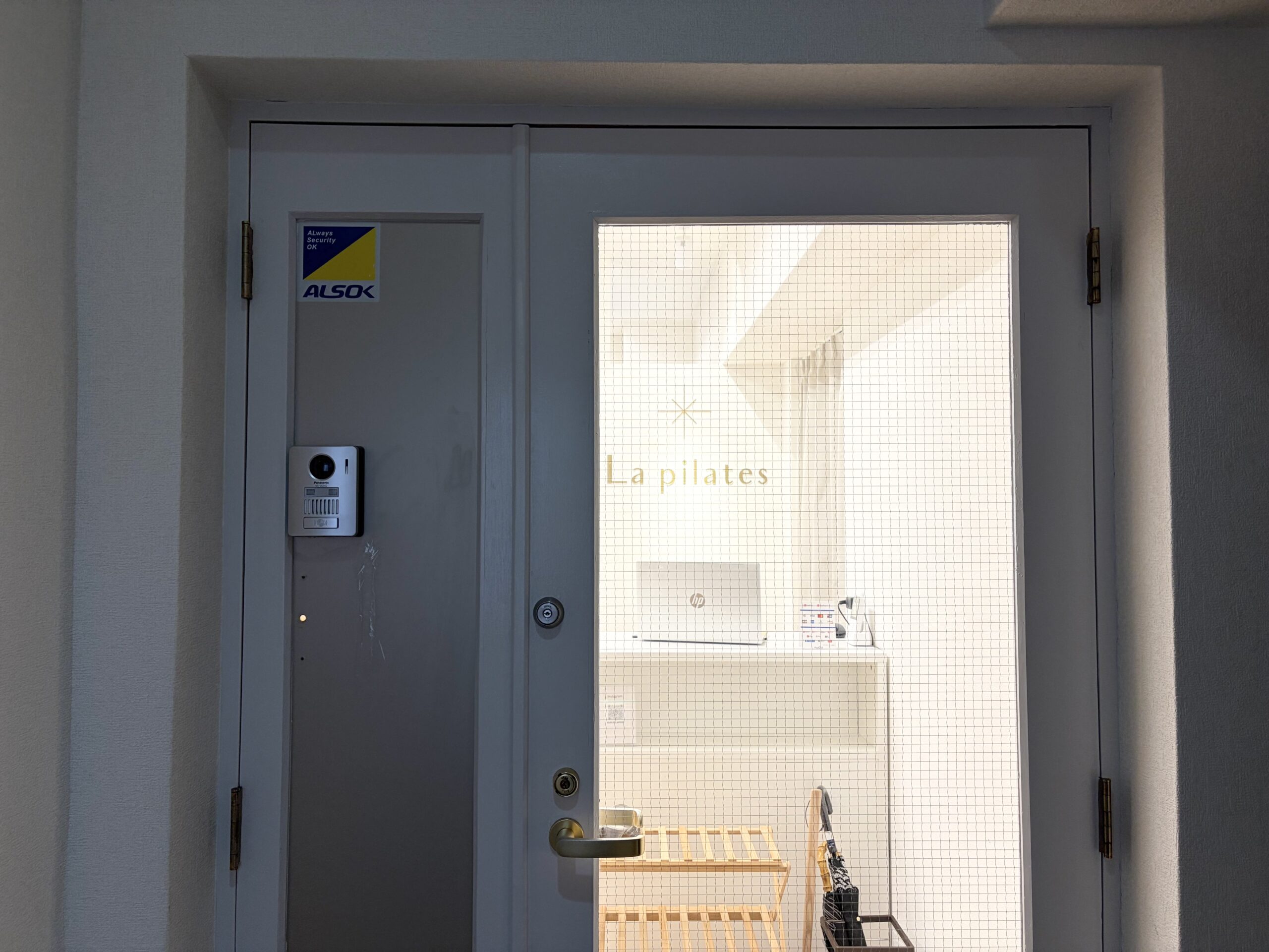 La pilates松戸店入り口