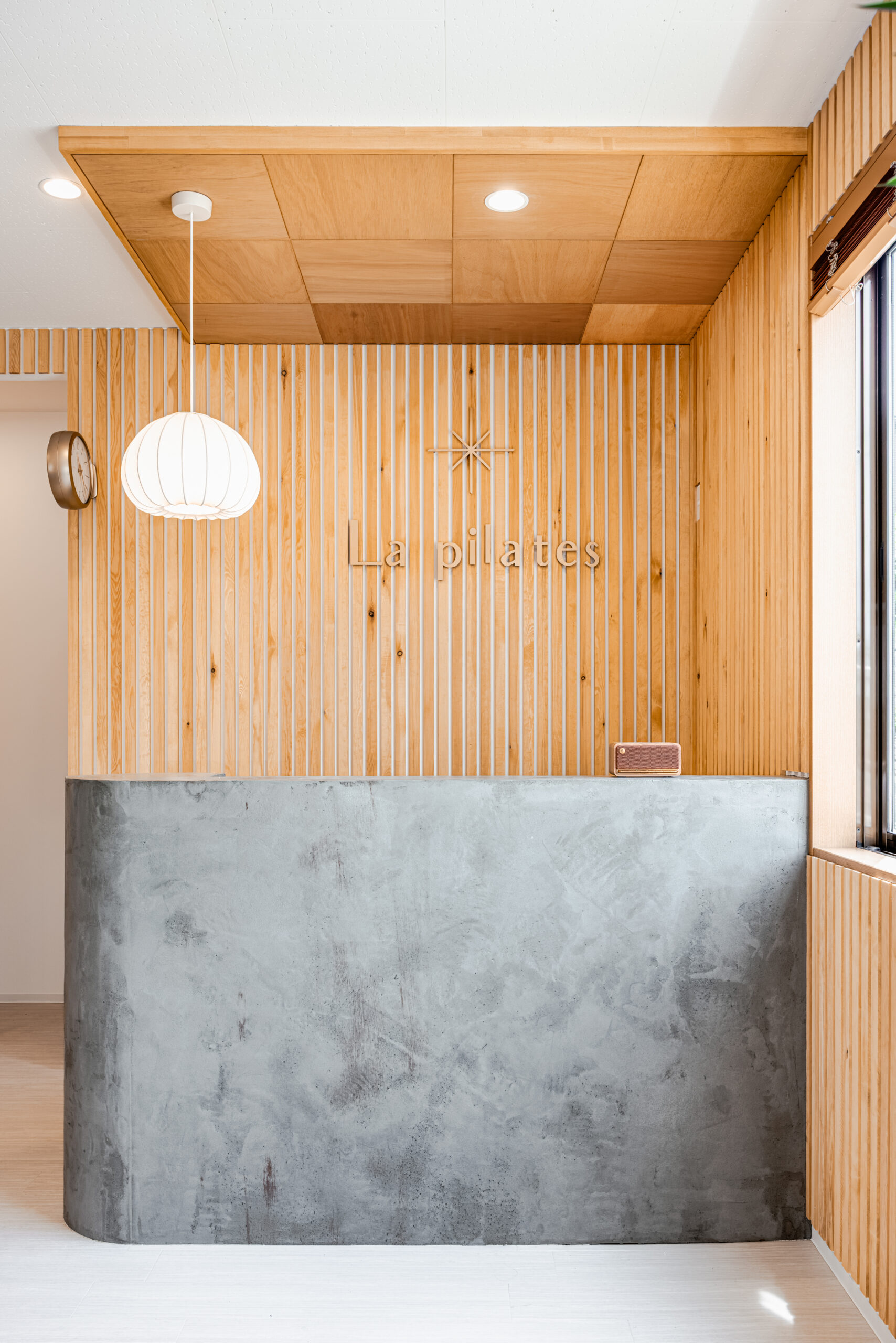 La pilates松本店受付