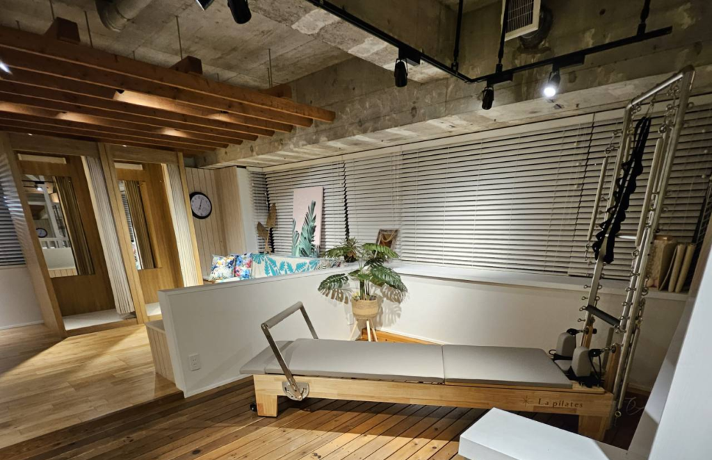 La pilates藤沢店のスタジオ写真