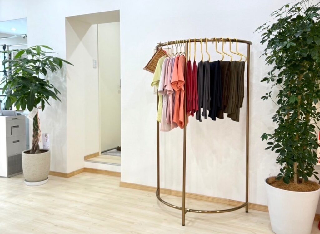 La pilates梅田店のかわいいレンタルウェア