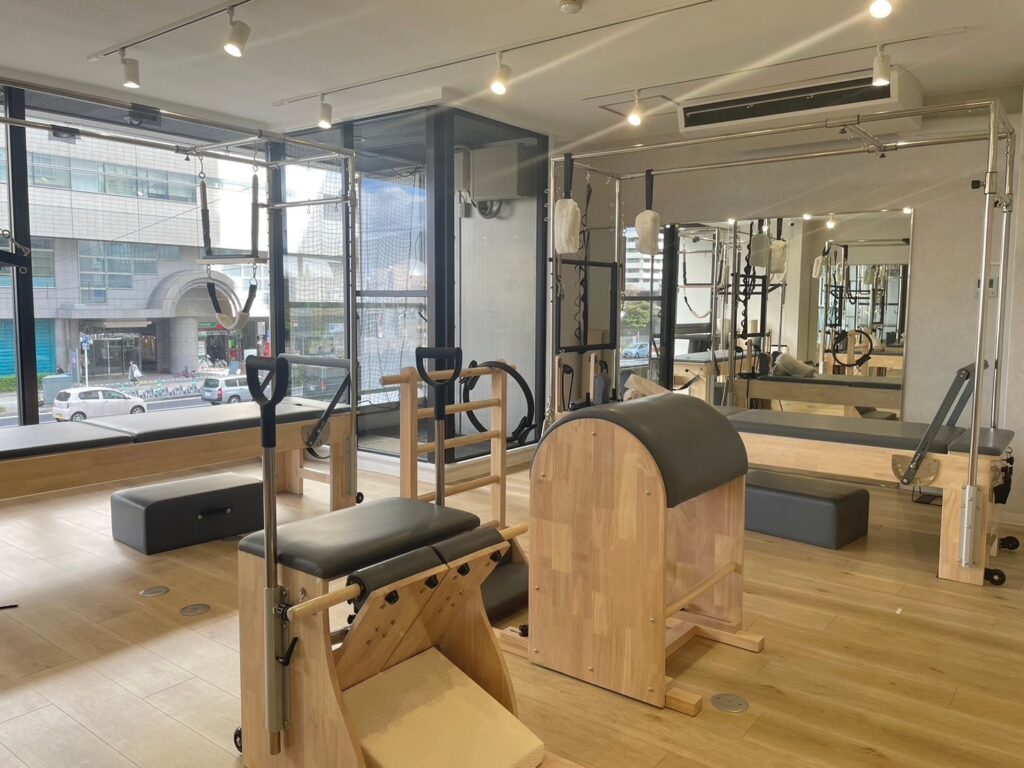 La pilatesの落ち着いた店内の様子