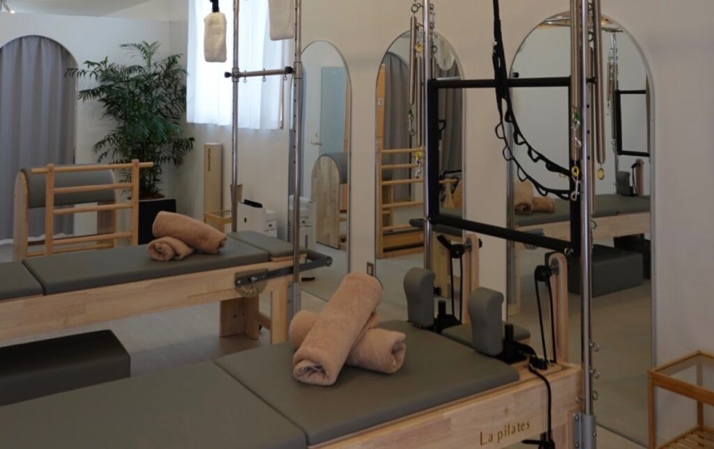 La pilates鳥取店の落ち着いた店内