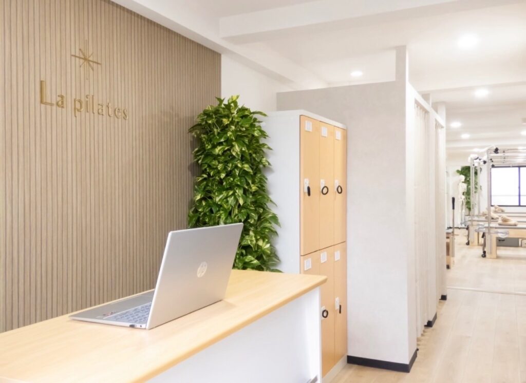 La pilates赤羽店の店内の様子