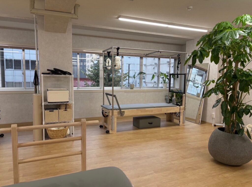 La pilates札幌店の落ち着いた店内の様子
