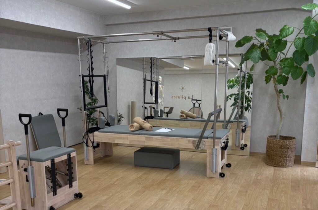 La pilates札幌店の豊富なマシン