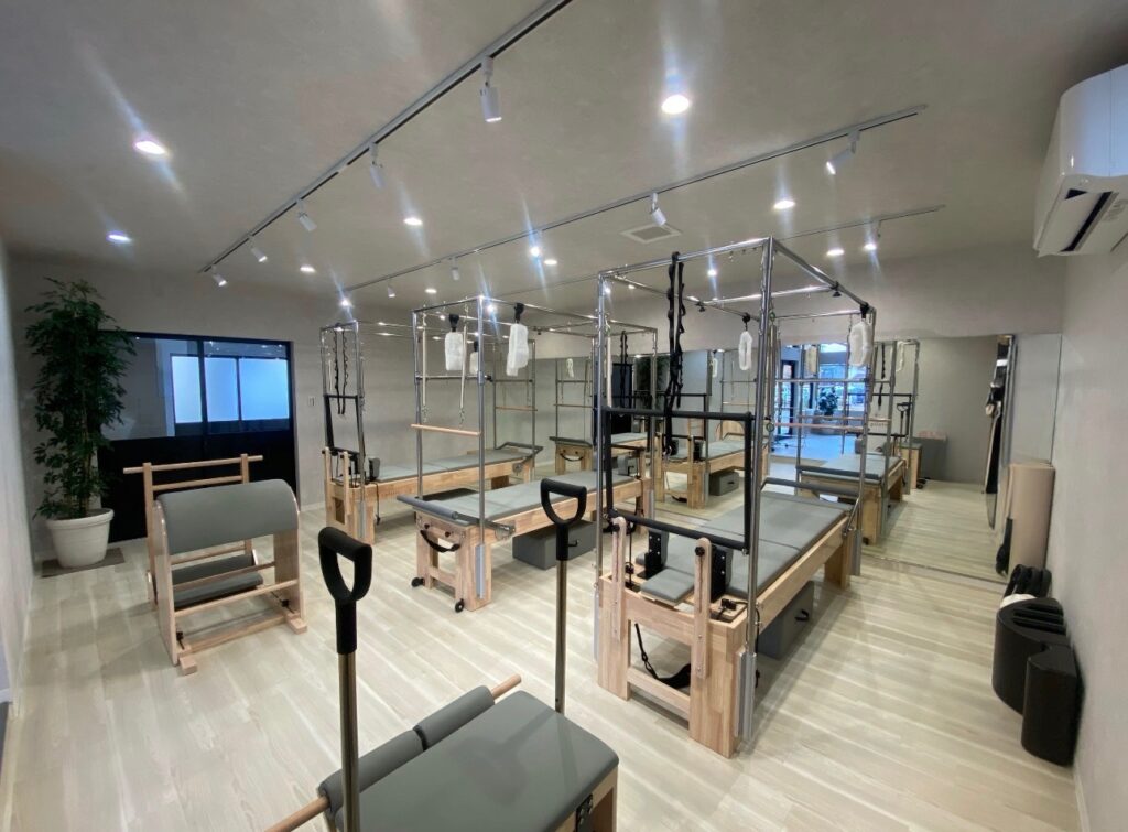La pilates金沢店の店内