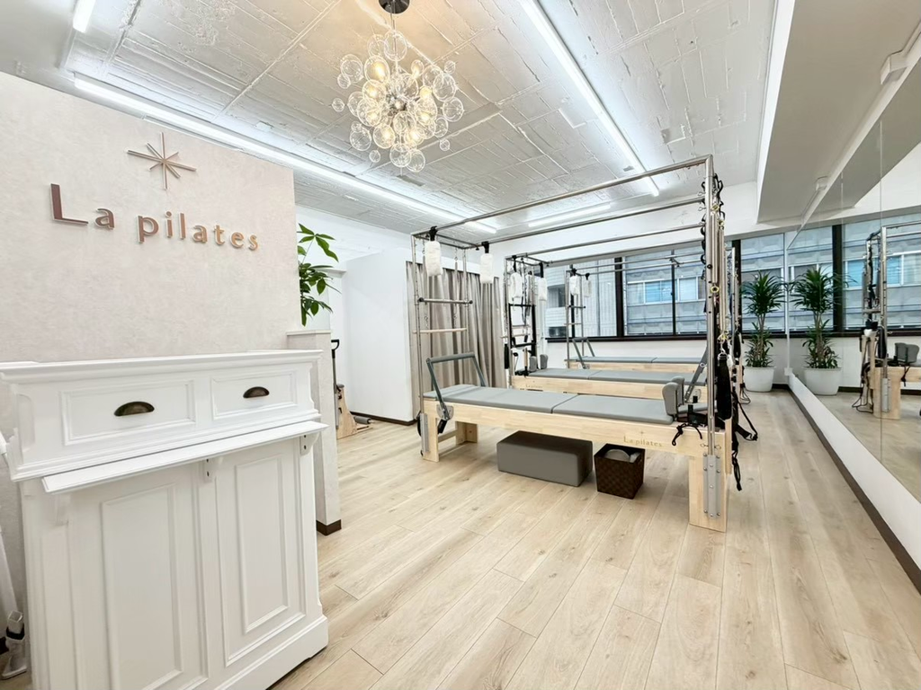 La pilates銀座店のスタジオ写真