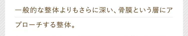 超音波エコーを使った研究の中で、より効果的な筋肉へのメンテナンス法として編み出した独自の技術です